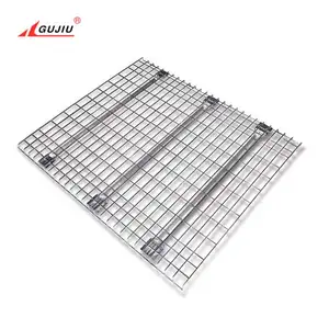 Gudang Bubuk Dilapisi Grid Saluran Industri Logam Seng Panel Berkobar Kawat Baja Tahan Karat Mesh Aksesori Decking