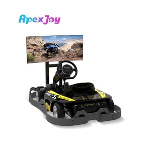 Simulador de Conducción de Karts Eléctricos, Juego de Volante y Pedales de Carreras de Karts con Marco de Acero Aleado, Accionamiento Directo de Grado Profesional - Product Image 2