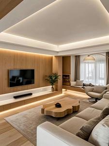 Mobile TV da Parete Personalizzabile e Libreria Contenitore per <span class=keywords><strong>Soggiorno</strong></span> Adatto all'Arredamento della Zona Giorno - Product Image 6