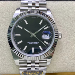 Reloj Mecánico de Lujo de Súper Calidad, Resistente al Agua, 41 mm, Acero CFactory 904L, Movimiento 3235, Esfera Negra 126-334, Correa Jubilee - Product Image 1