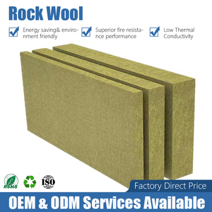 Rock Wool Thickness Soundproof Thermal Insulation Rock Wool Panel Board for Building <b>Fireproof</b> - Product Image 3