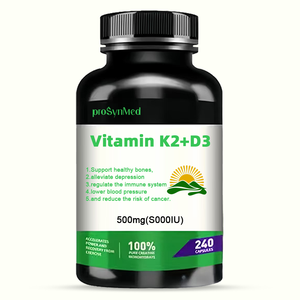 <span class=keywords><strong>วิตามิน</strong></span>เค2 พลัส ดี3 ความเข้มข้นสูง 500 มก. 240 แคปซูล ช่วยดูดซึมแคลเซียม ปรับสมดุลภูมิคุ้มกัน ลดความเหนื่อยล้า - Product Image 1