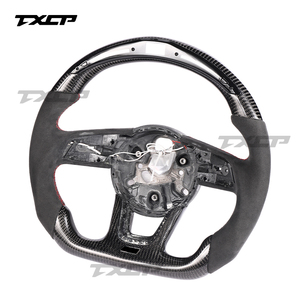 <span class=keywords><strong>Volante</strong></span> de Fibra de Carbono Compatible con <span class=keywords><strong>Audi</strong></span> <span class=keywords><strong>A4</strong></span> <span class=keywords><strong>B6</strong></span> B7 R <span class=keywords><strong>Line</strong></span> S3 8V RS3 8V S4 B8 A5 B8 R8 Sline A3 8V A5 B8.5 B9 TT TTRS TTS Q3 Q5 Q7 - Product Image 2