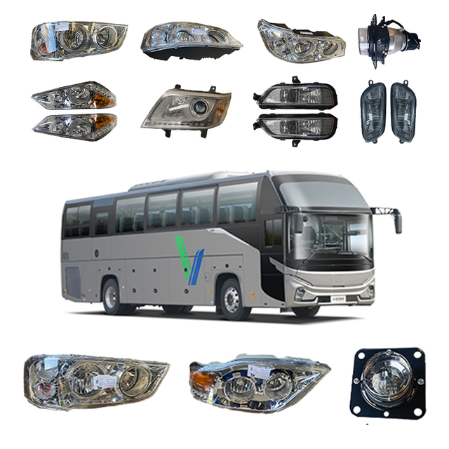 New High Power LED Headlight for King Long Higer China Bus Coach Xenon Replacement Front Light Assembly