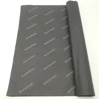 Papel de envoltório impresso preto personalizado para o seu embalagem