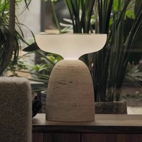 Lampe de table LED en pierre danoise, design simple et moderne, pour bureau, chambre à coucher, chevet, décoration de pièce