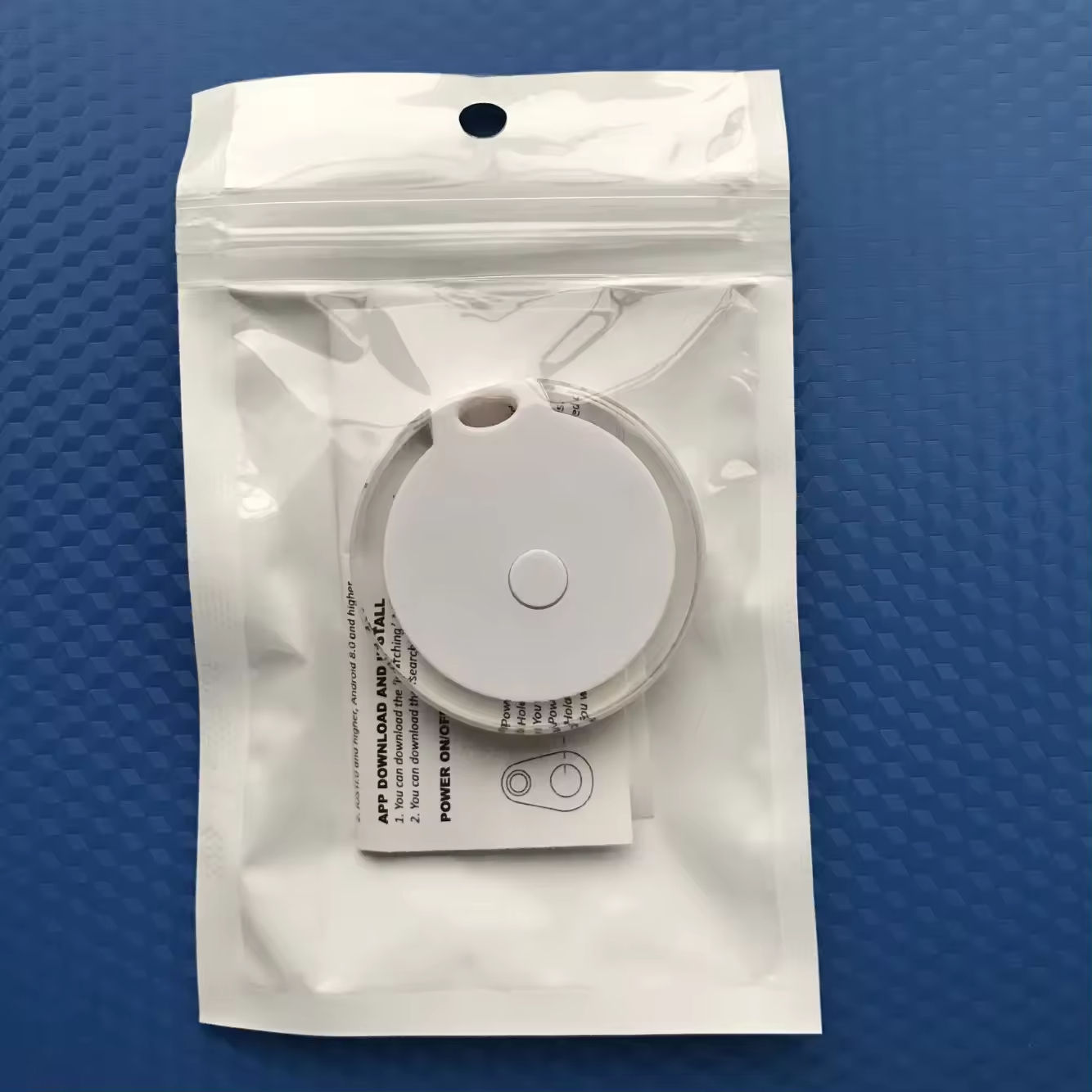 Emballage en sachet OPP blanc rond