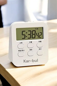 Đa chức năng 24 giờ hẹn giờ đếm ngược nhắc nhở Trắng LCD kỹ thuật số báo động mạnh mẽ đồng hồ nhỏ nhựa nhà bếp điện tử hẹn giờ - Product Image 2