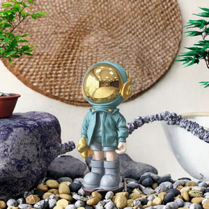 Statua in Resina di Astronauta per Casa, Ornamento Artistico Buddista, Souvenir e Regalo Decorativo - Product Image 2