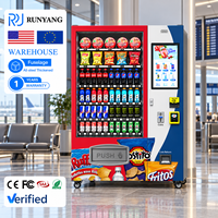 Distributeur automatique professionnel RUNYANG de boissons et de snacks, à monnayeur, pour aliments et boissons variés