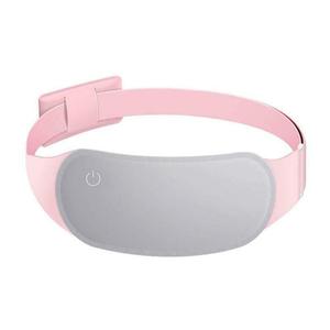 Graphene <b>Heating</b> Warm Uterus Belt Vibration Massage Period Pain Relief <b>USB</b> Rechargeable Waist Band Gift Pink - Product Image 5