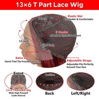 Perruque Bob Courte Lisse Indienne 13x6x2 en Cheveux Remy avec Raie en T, Dentelle Transparente, Couleur Naturelle, Pré-Pluckée, pour Femmes, Plus Foncée