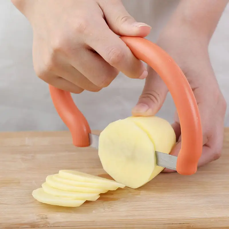 เครื่องสไลด์ผักและผลไม้สำหรับใช้ในครัวเรือน,ชิปกล้วยมันฝรั่งทอดขิงชีสเครื่องหั่นแบบแยกใบมีด