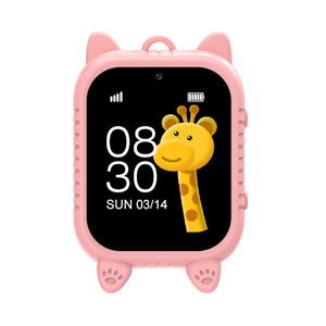 Montre connectée 4G LT56E pour enfants, GPS, étanche IP67, design carré, boîtier en silicone interchangeable, emplacement pour carte SIM, SOS, caméra, appel vidéo - Product Image 5
