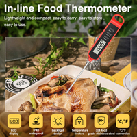 Vente en gros Thermomètre de cuisine numérique intelligent BBQ en plastique contrôle électroniquement la température de cuisson de la viande au four pour usage domestique