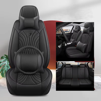 Housses de siège de voiture NOVUS en cuir PU respirant de haute qualité, ensemble complet, pour Rav 4 5 places, ajustement universel toutes saisons, luxe