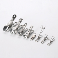 Pinzas Grandes de Acero Inoxidable para Ropa, Resistentes al Viento, Clips Metálicos para Edredones, Pinzas de Lavandería para Secar Edredones y Sábanas