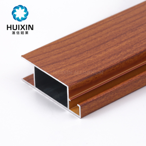 Di alta Qualità di Legno Del Grano di Estrusione di Alluminio Della Fabbrica Porta In Alluminio Profili - Product Image 4