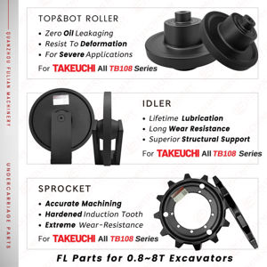 <span class=keywords><strong>Tb108</strong></span> Serie Top Roller Looprol Tandwiel Mini Graafmachine Onderstel Onderdelen Voor <span class=keywords><strong>Takeuchi</strong></span> - Product Image 3