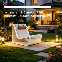 Chaises longues d'extérieur en fibre de verre personnalisables, design moderne, durables, écologiques, mobilier de luxe rembourré pour la plage et la piscine