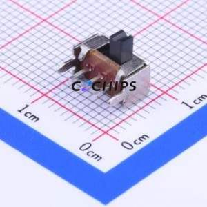 SK-12D02VG3 Slide Switch Through hole Component (THT) Switch Single Pole Double Throw Rectangle Pin Header PC Pin 200mA - Product Image 1