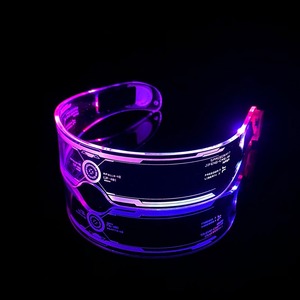 Lunettes LED Cyberpunk Lumineuses 2 pièces Vente Chaude pour Halloween Noël Fête Cosplay Événements à Thème Festival - Product Image 4