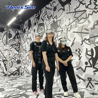 Renixsim Plataforma de realidad virtual Inmersiva Interactivo Multijugador 9d Game Arcade Machine