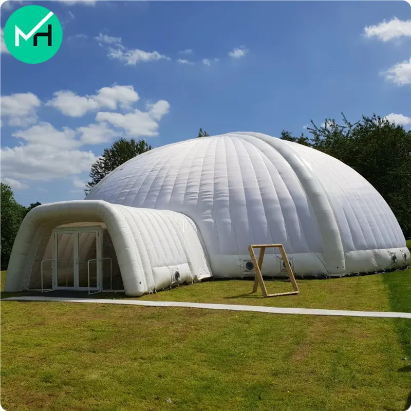 गर्म बिक्री बड़े सफेद inflatable पार्टी तम्बू घटना तम्बू में Inflatable गुंबद मार्की तम्बू के लिए बिक्री