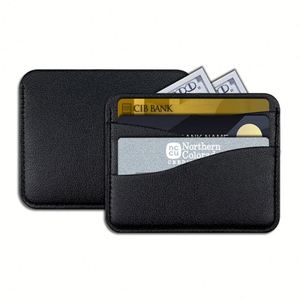 Pu Lightwweight Id Minimalist Leather <b>Wallet</b> Travel Luxury Credit Card <b>Holder</b> for Men Women Gifts - Product Image 2