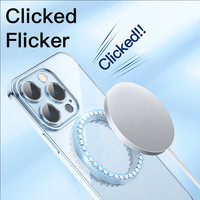 Étui de protection pour appareil photo Vente chaude Étui transparent magnétique tendance pour iPhone 12 13 14 15 16 Plus 17 Pro Max