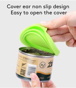 Tapa de Silicona Reutilizable Universal Portátil Personalizada de 3 Tamaños para Latas de Comida para Perros y Gatos, Tapa para Conservar la Frescura de la Comida para Mascotas - Product Image 4