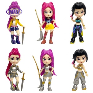 K Pop Thợ Săn Quỷ Cô Gái Nhóm Hình Ngôi Sao Hiển Thị Dễ Thương Hình Dạng Bức Tượng PVC Đồ Trang Trí Mô Hình Đồ Chơi Mù Hộp - Product Image 5