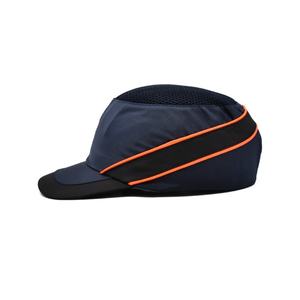 Casquette de baseball personnalisée en maille avec bosse de sécurité casquette de baseball bleu marine bon marché - Product Image 3