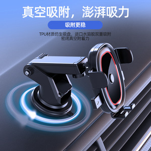 Soporte para teléfono de coche con ventosa para salpicadero, soporte de sujeción automática para uso en navegación - Product Image 4