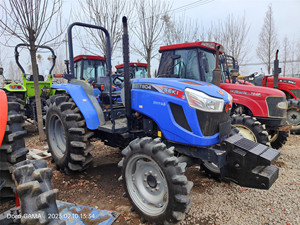 ISEKI-tractor T804 80HP sin cabina tractores marca japonesa trabajando en arrozal - Product Image 2