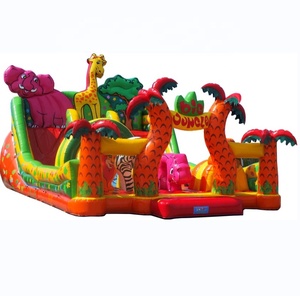 Chất lượng hàng đầu <span class=keywords><strong>Inflatable</strong></span> công viên giải trí lớn rừng Bouncer sân chơi bơm hơi để bán - Product Image 1