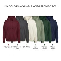 Sweat à capuche streetwear épais coupe oversize et carrée 400 g/m² en coton brossé, service d'impression de logo personnalisé OEM 50 pièces