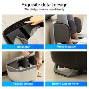 Mesin pemijat kaki bergetar, terapi kompresi tekanan udara untuk meningkatkan aliran darah - Product Image 6