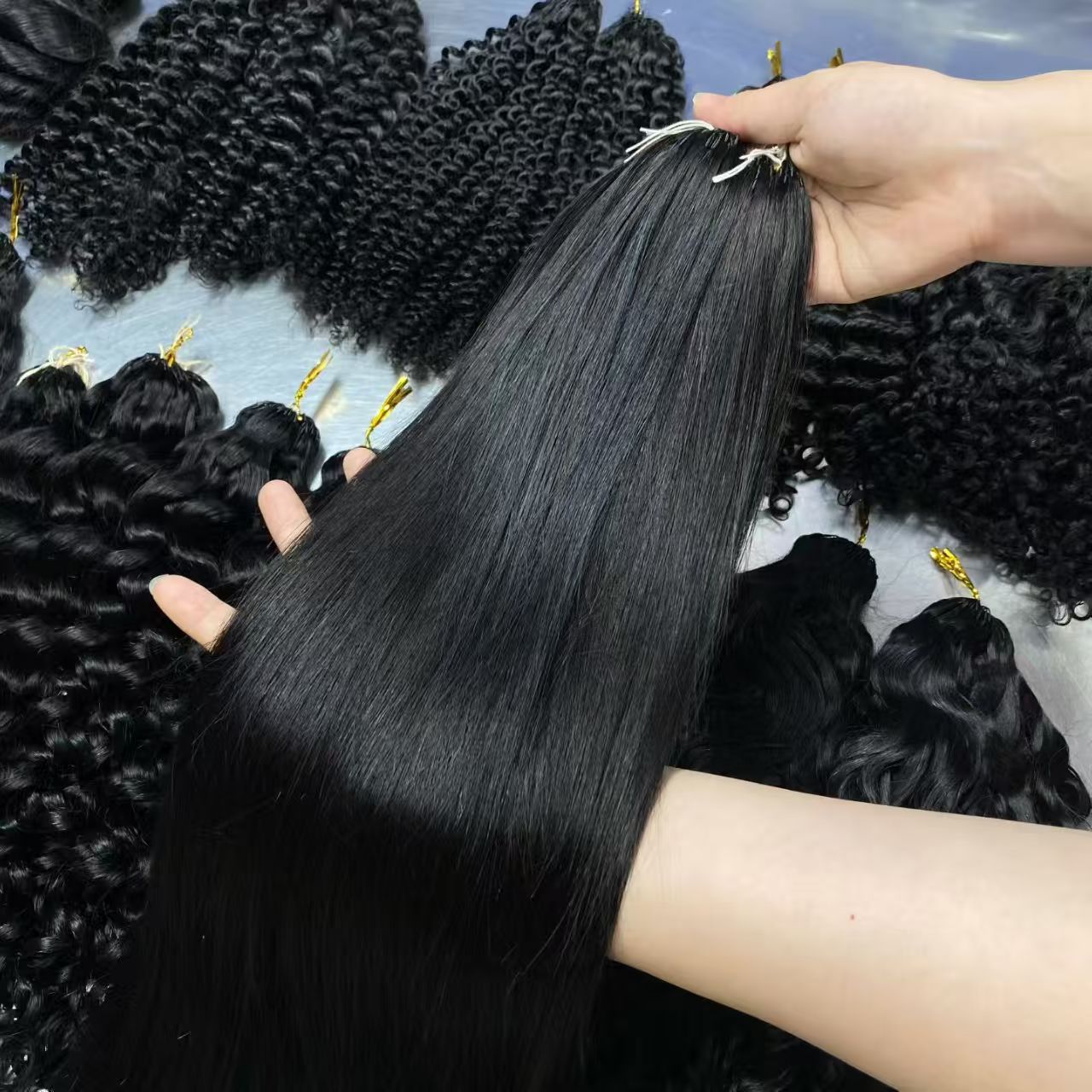 extensions de cheveux au crochet