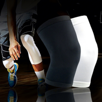 Genouillères de compression ajustables en nylon élastique haute performance, respirantes, pour la course, le basketball et le cyclisme