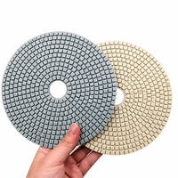 Disques de polissage diamantés flexibles pour usage humide, grain 50-3000, abrasifs à liant résineux pour le meulage et le polissage de la pierre et du béton