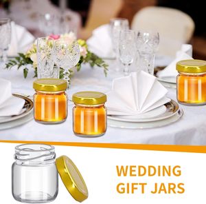 25ml 35ml 50ml 100ml Small Round Glass Jam <b>Jars</b> Glass With Lid Storage <b>Pickles</b> <b>Jar</b> for Food - Product Image 3