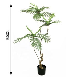 Arbre de <span class=keywords><strong>Jacaranda</strong></span> artificiel de 120 cm de haut avec pot Décoration d'intérieur Faux arbre de <span class=keywords><strong>Jacaranda</strong></span> - Product Image 3