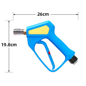 SAILISI pistolet pulvérisateur <span class=keywords><strong>de</strong></span> mousse en laiton court à haute pression en acier inoxydable pour le lavage <span class=keywords><strong>de</strong></span> voiture nouvel état M22 raccord poignée <span class=keywords><strong>de</strong></span> lave-glace 1 - Product Image 4