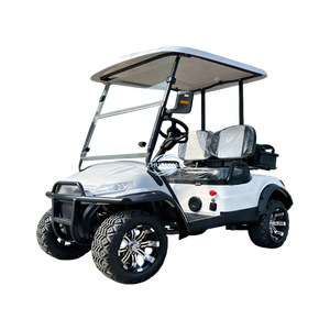Carrito de Golf Eléctrico Blanco de 2 Plazas con Toldo, Certificado CE, Alcance de 90 km, Vehículo Todoterreno para Turismo - Product Image 1