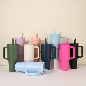 Gobelet isotherme en acier inoxydable de 40 oz avec poignée et couvercle, anti-fuite, sans BPA, pour l'extérieur, OEM/ODM - Product Image 1