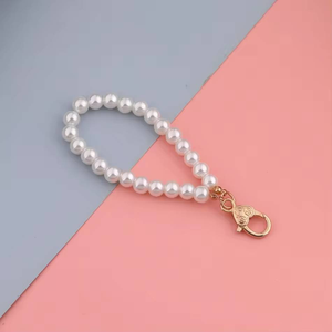 Sangle en perles pour étui de téléphone portable avec mousqueton métallique, accessoires porte-clés en perles, pendentif porte-clés pour accessoires de photomaton - Product Image 6