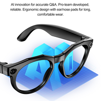 Lunettes de caméra IA W611, étanches IP66, traduction en temps réel, réponse intelligente aux questions, interaction IA, enregistrement photo et vidéo
