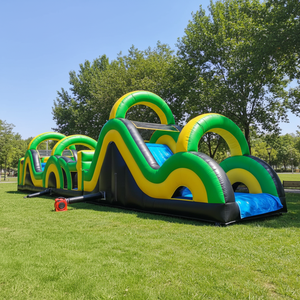 Parcours d'obstacles gonflable géant 5K pour jeux d'équipe en extérieur à <span class=keywords><strong>prix</strong></span> abordable – Amusement et fitness gonflables - Product Image 1