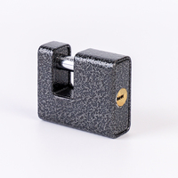 Candado Rectangular Personalizable de 90 mm, Resistente al Robo, a la Corrosión y al Agua, con Recubrimiento de Polvo Negro, para Llaves de Computadora